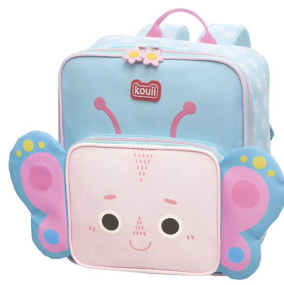 Mochila Pacific Kouii Filhotiis Borboleta Pipa Cor Azul