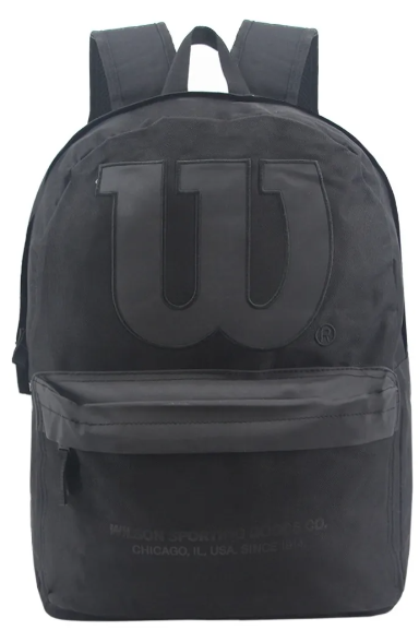 Mochila Escolar Wilson Sporting Goods Cor Preto